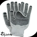 SRSAFETY PVC guantes de algodón punteado Guantes de trabajo